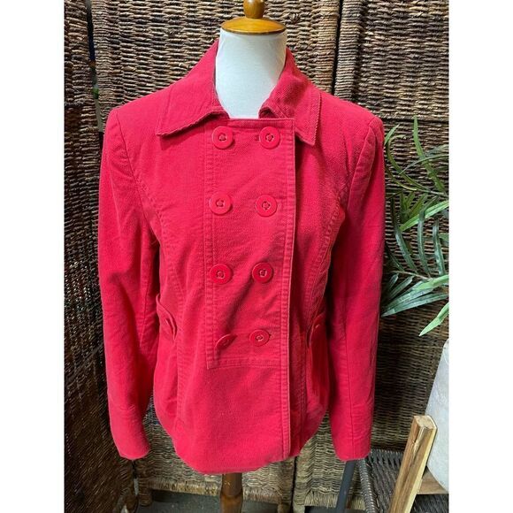 The Loft Double Button Breasted Jacket/Blazer Long Sleeve Red L - Picture 1 of 12